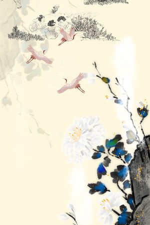 真丝印花花型图片