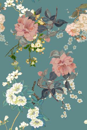 花卉印花花型图片
