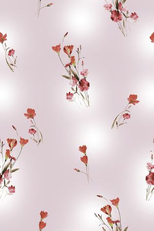 小花印花花型图片