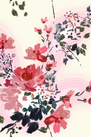 花卉印花花型图片
