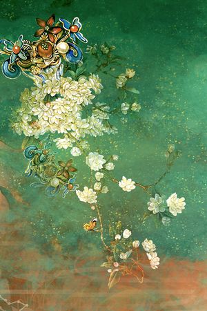 真丝印花花型图片