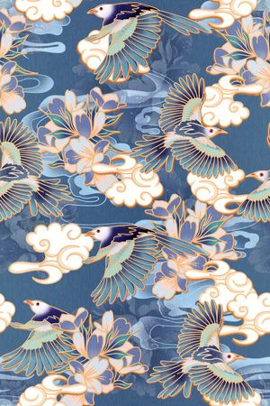 小清新印花花型图片