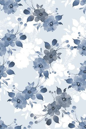 影花印花花型图片