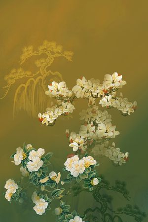 香云纱印花花型图片