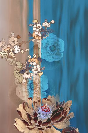 香云纱印花花型图片