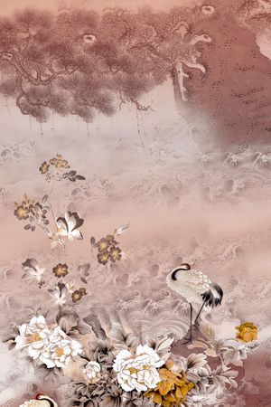 香云纱印花花型图片