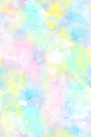 水彩印花花型图片
