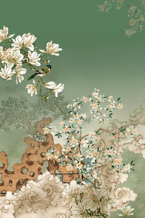 香云纱印花花型图片