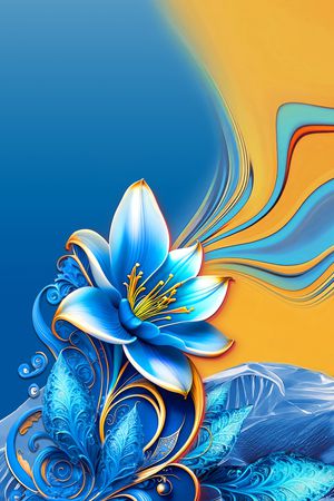 真丝印花花型图片