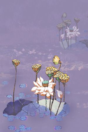 香云纱印花花型图片