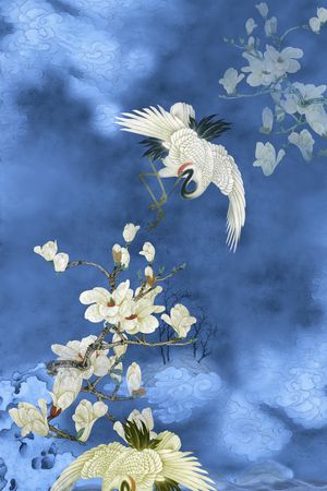 香云纱印花花型图片