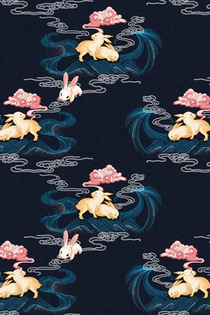 香云纱印花花型图片