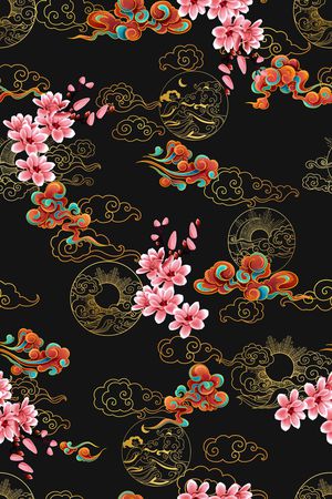 香云纱印花花型图片