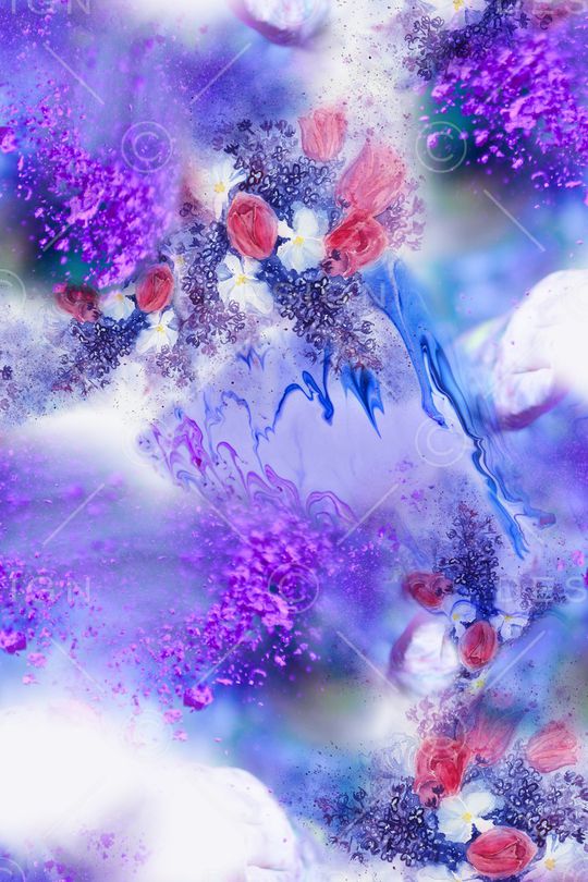 渐变印花花型图片