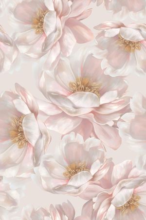真丝印花花型图片