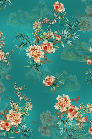 香云纱印花花型图片