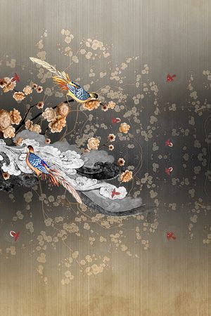 香云纱印花花型图片