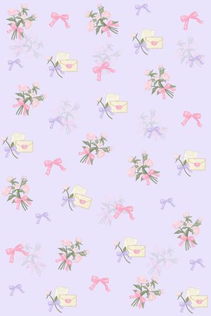 少女印花花型图片