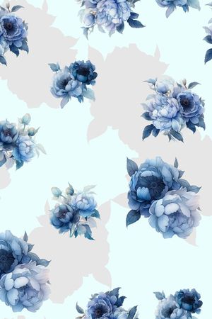 牡丹印花花型图片