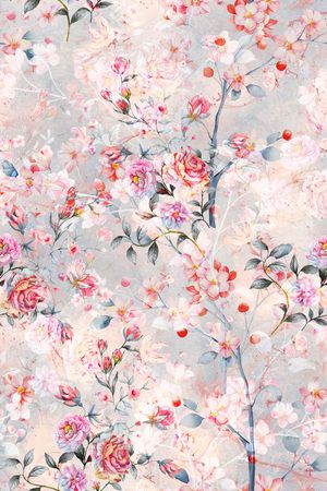小清新印花花型图片