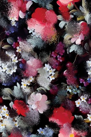 花卉印花花型图片