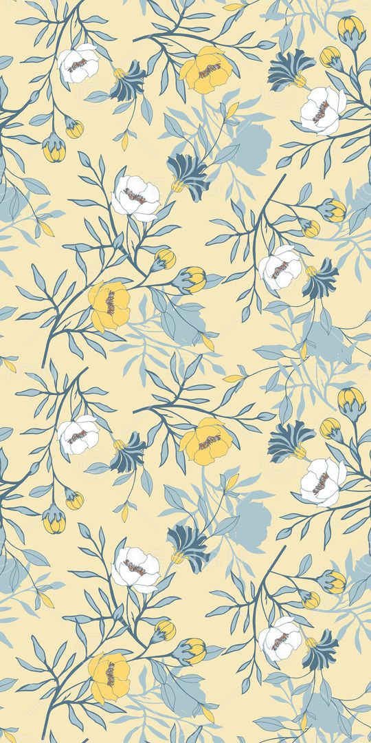 手绘花卉印花花型图片