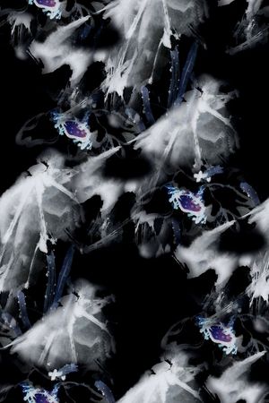 复古印花花型图片