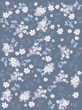 1536031-水彩手绘花卉图案(菘蓝)