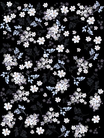 1536032-水彩手绘花卉图案(雅黑）