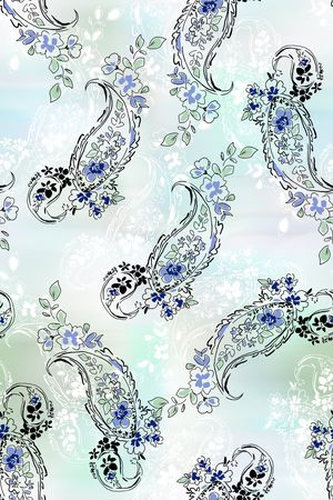 小清新印花花型图片