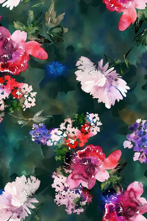 花卉印花花型图片