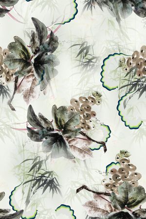 花卉印花花型图片