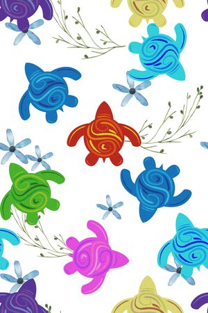趣味印花花型图片