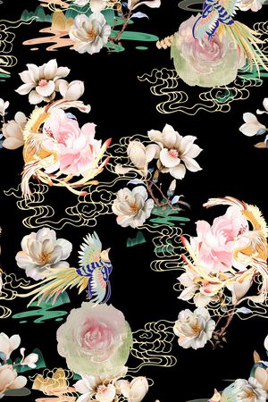 花卉印花花型图片