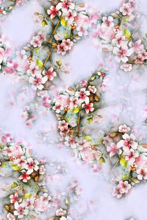 花卉印花花型图片