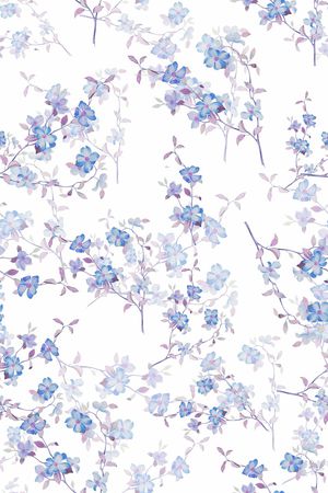 花卉印花花型图片