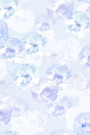 花卉印花花型图片