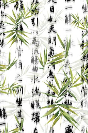 绿植树叶印花花型图片