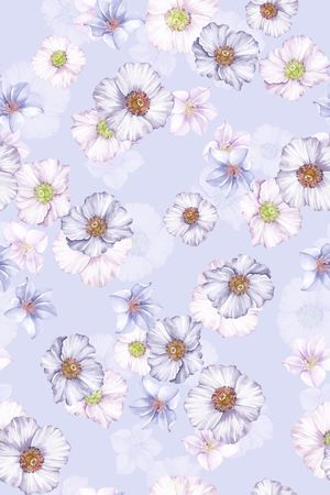 花卉印花花型图片