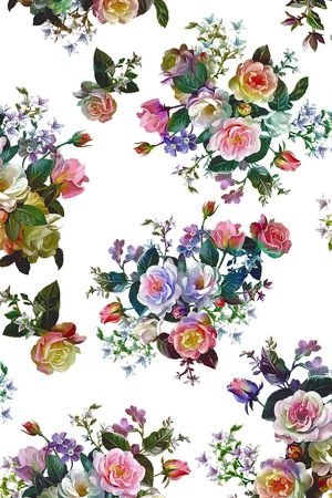 花卉印花花型图片