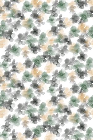 满版散花印花花型图片