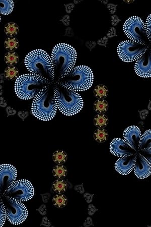 波点印花花型图片