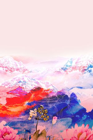 花卉印花花型图片
