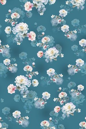 真丝印花花型图片