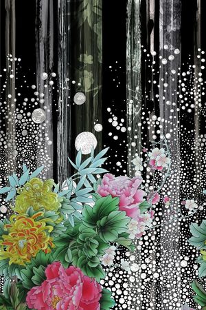 花卉印花花型图片