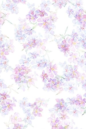 真丝印花花型图片