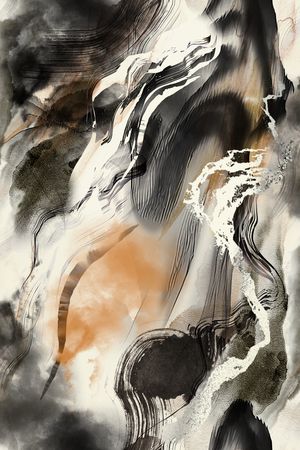 抽象印花花型图片