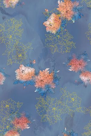 香云纱印花花型图片