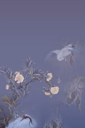 真丝印花花型图片