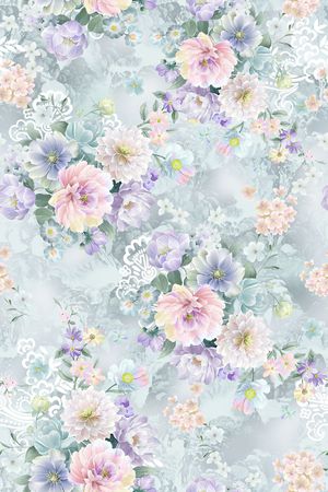 小清新印花花型图片